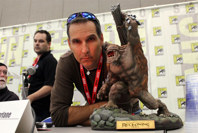 todd Mcfarlane comic con